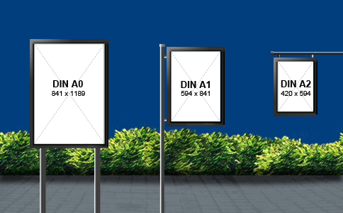 POS-Medien Plakate in DIN Formaten (Standart-Qualität)